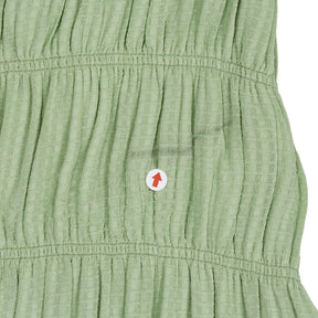 Witchery Green Smocked Midi Dress