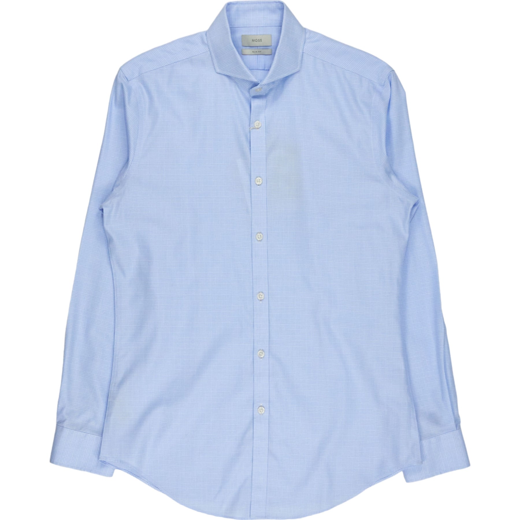 Moss Blue Slim Fit Shirt