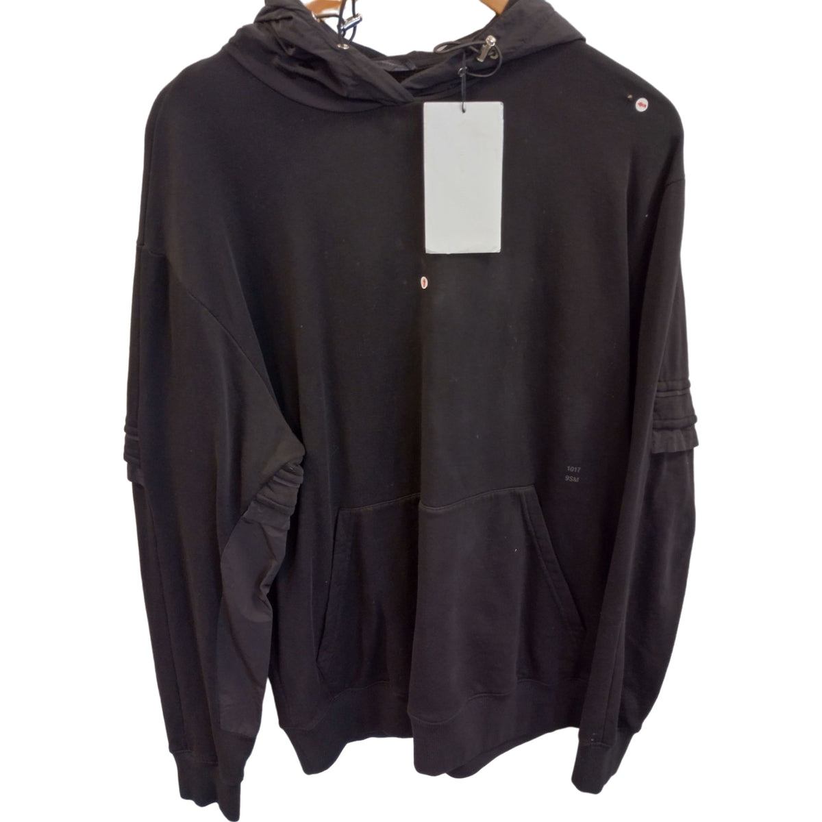 Matthew M Williams ALYX Black Hoodie with Cowl Neck Detail