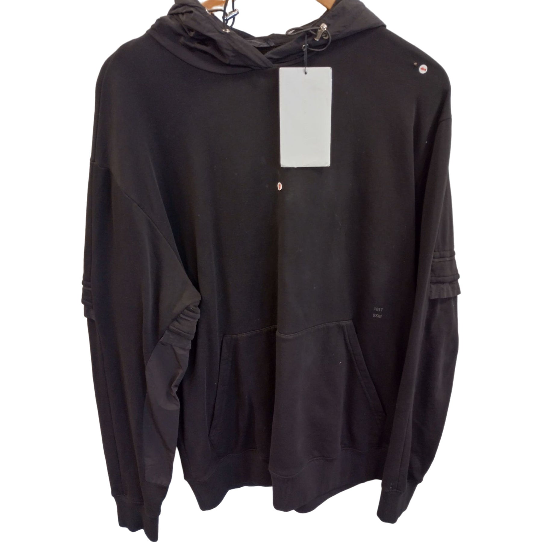 Matthew M Williams ALYX Black Hoodie with Cowl Neck Detail