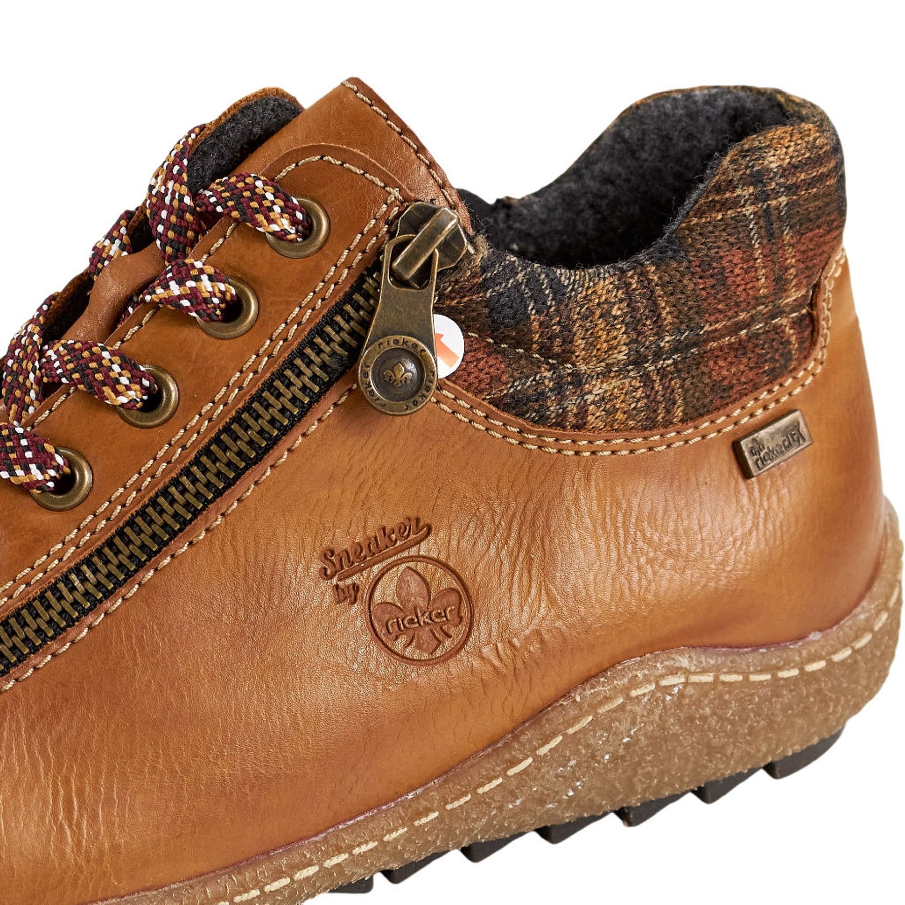 Rieker Brown Leather Ankle Boots
