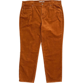 Lands' End Rust Orange Corduroy Trousers