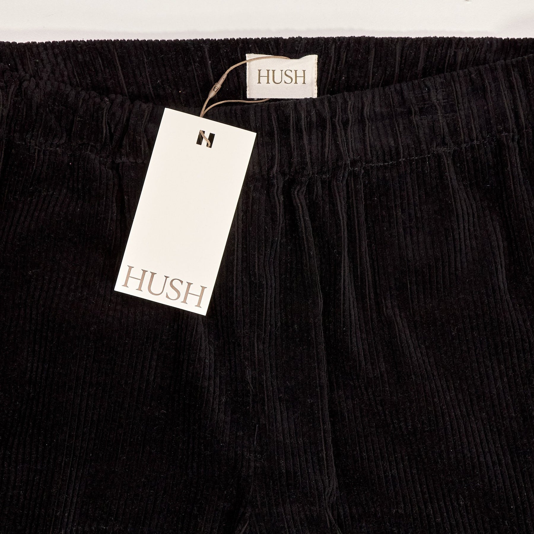 Hush Black Liza Cord Joggers