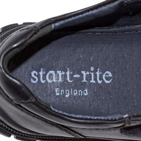 Start-Rite Black Leather Engineer Shoes