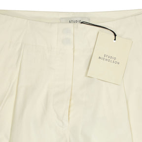Studio Nicholson Parchment Dordoni Pleat Pants
