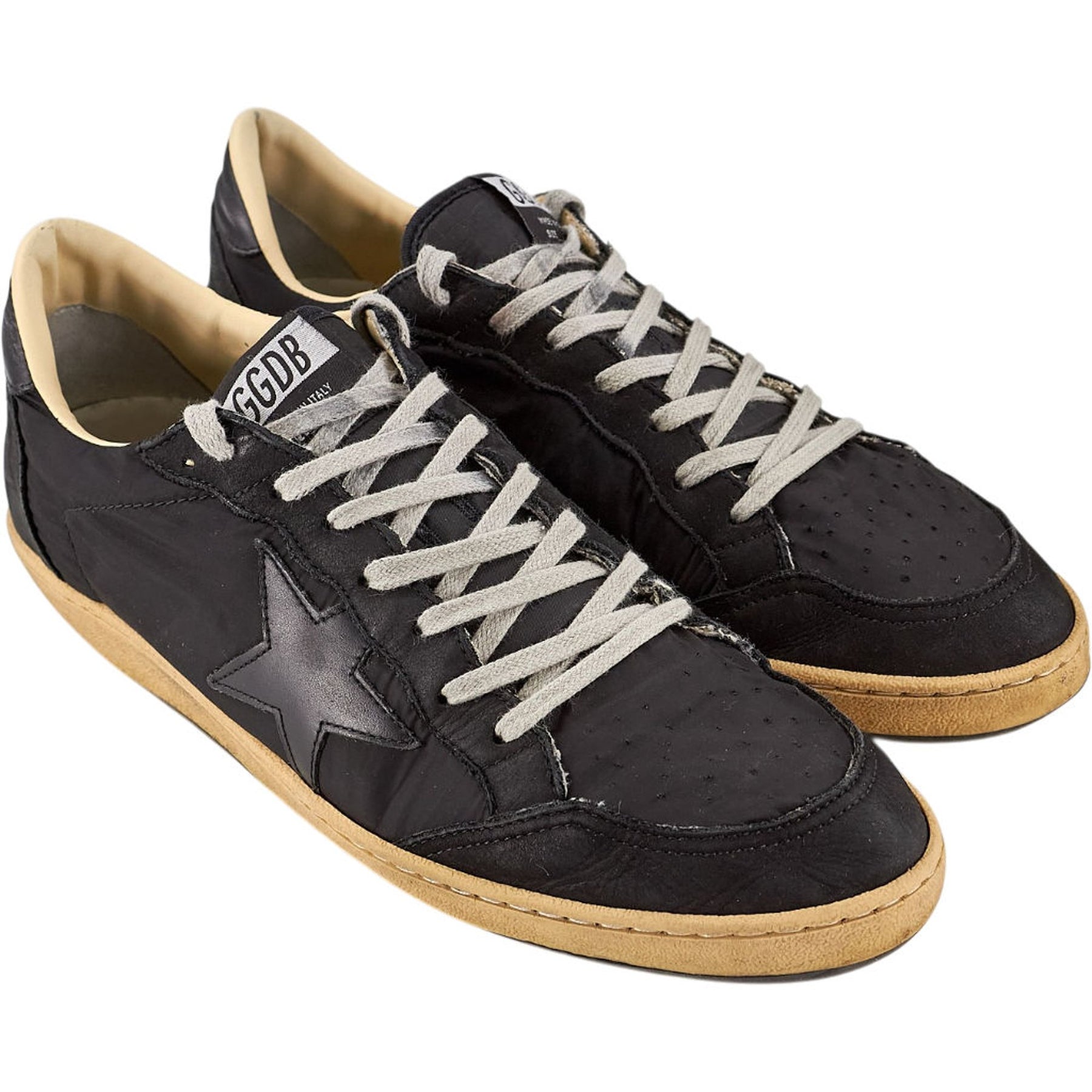 Golden Goose Black Low Top Trainers