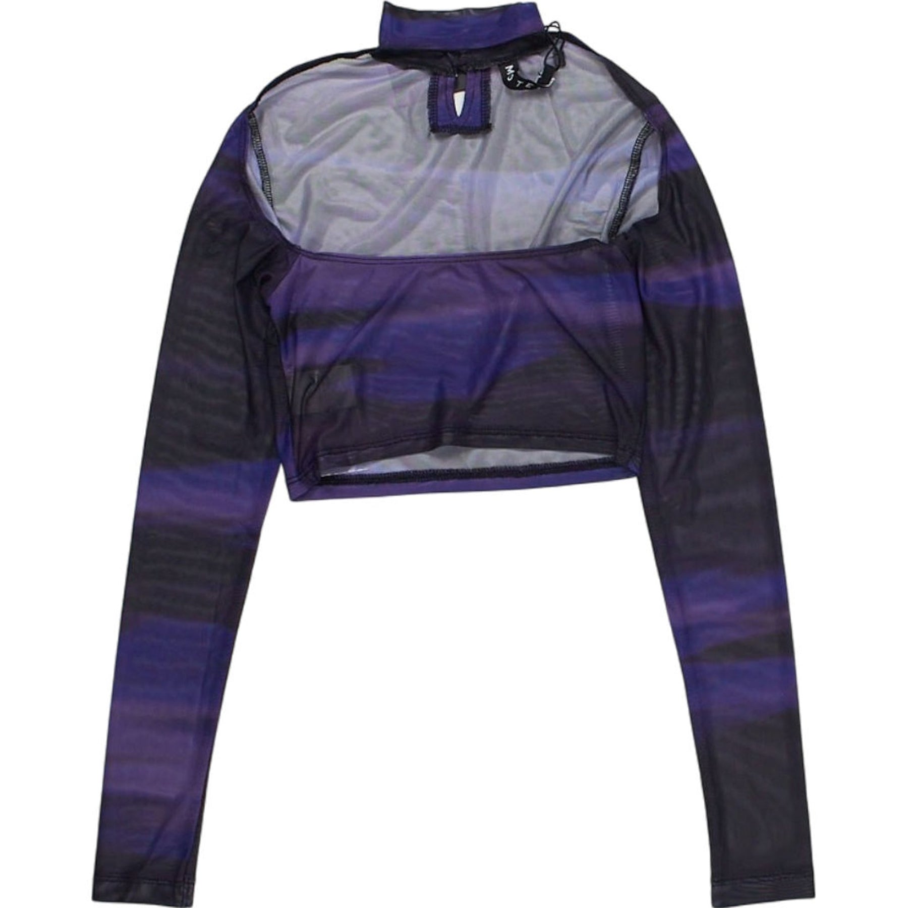 Motel Ribus Cosmic Melt Mesh Cropped Top