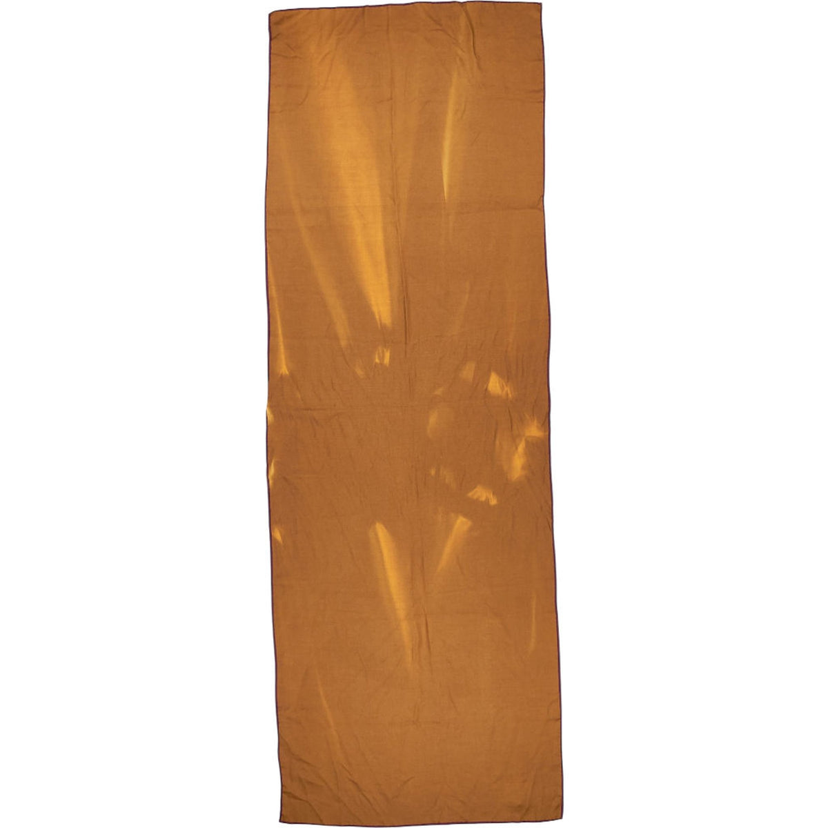 Drake's Brown Wool Silk Scarf
