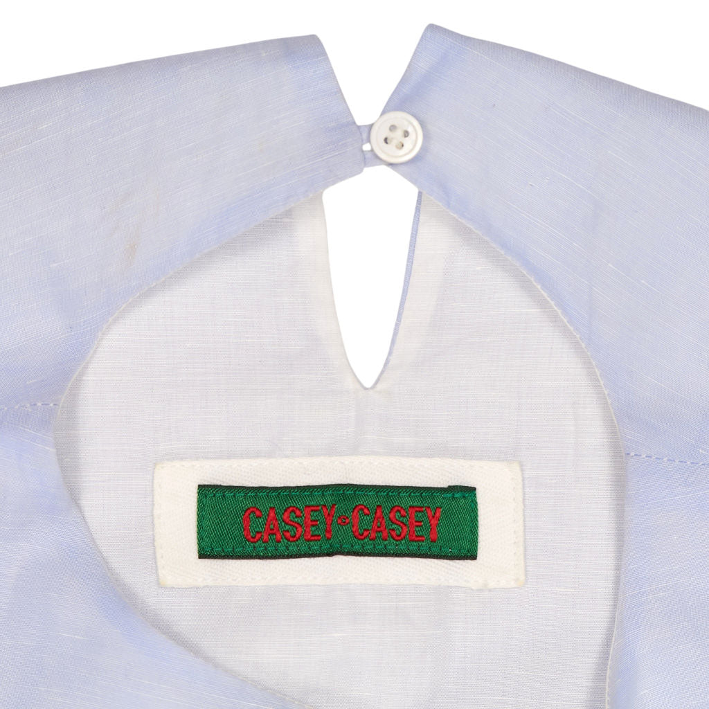 Casey Blue Cotton Blend Dress
