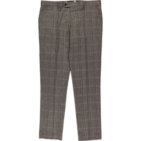 Cavani Brown Check Suit