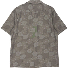 Moss Khaki Floral Short Sleeve Shirt