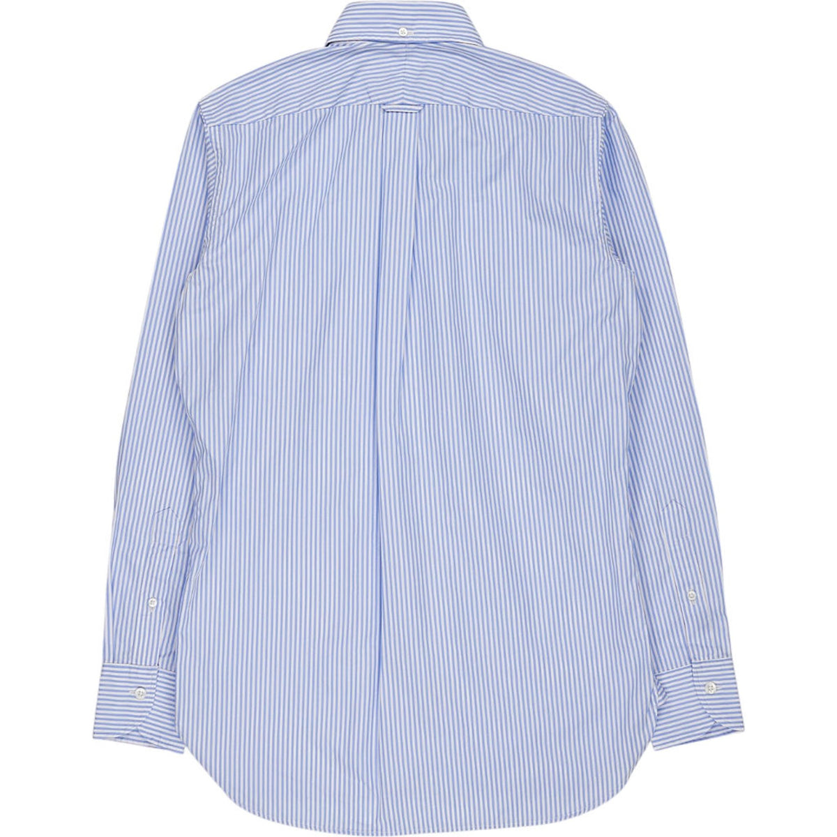 Drake's Blue Striped Shirt