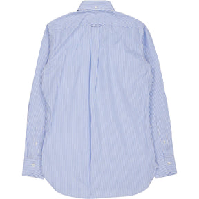 Drake's Blue Striped Shirt