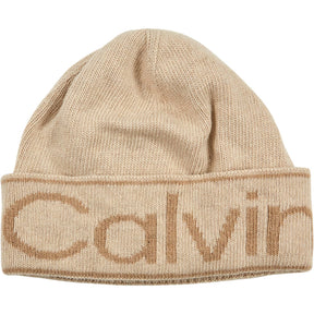 Calvin Klein Cream Eco Reverso Beanie
