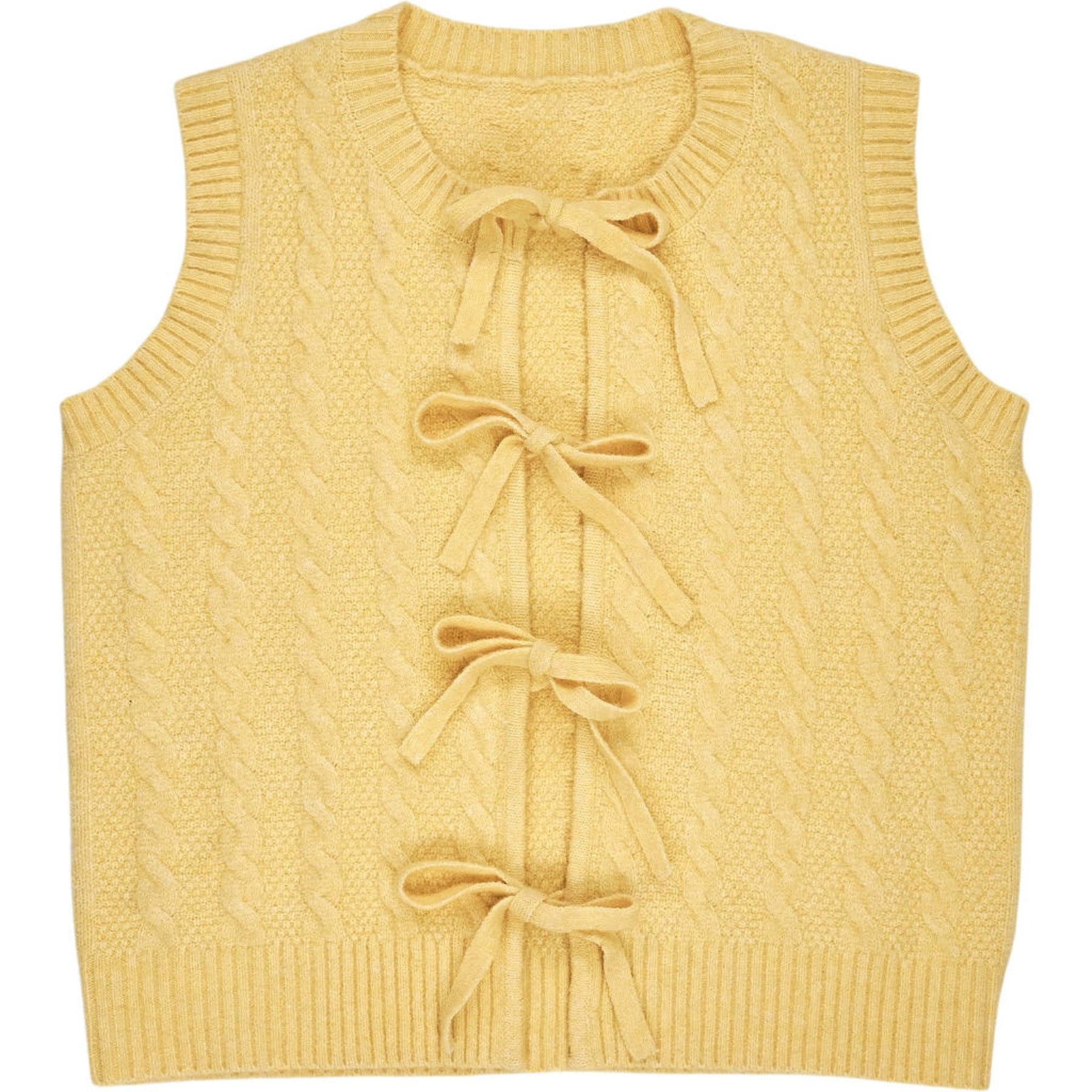 OMNES Yellow Jacob Knit Vest