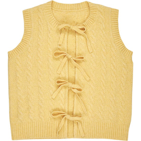OMNES Yellow Jacob Knit Vest