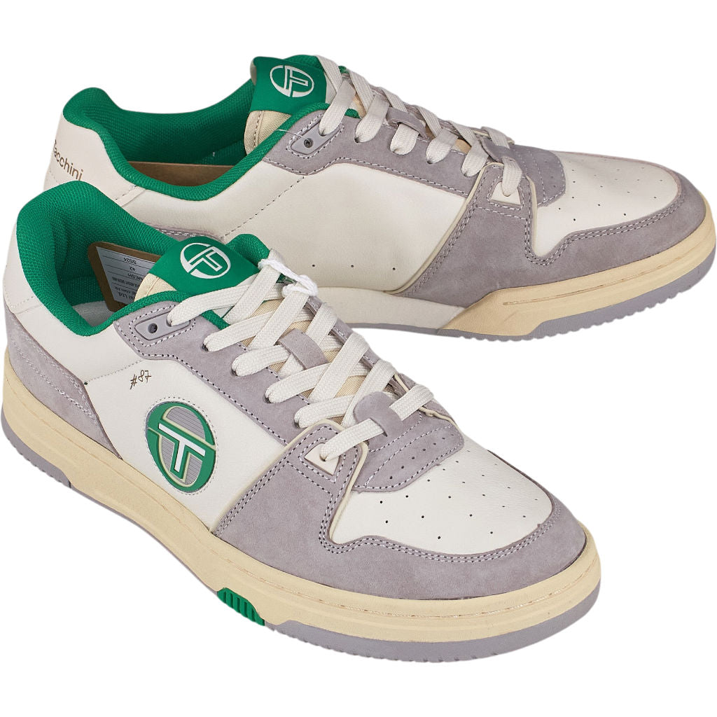 Sergio Tacchini Grey & Green Trainers