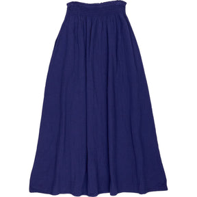 NRBY Blue Crinkle Cotton Skirt