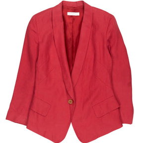 Nicole Farhi Red Linen Blazer