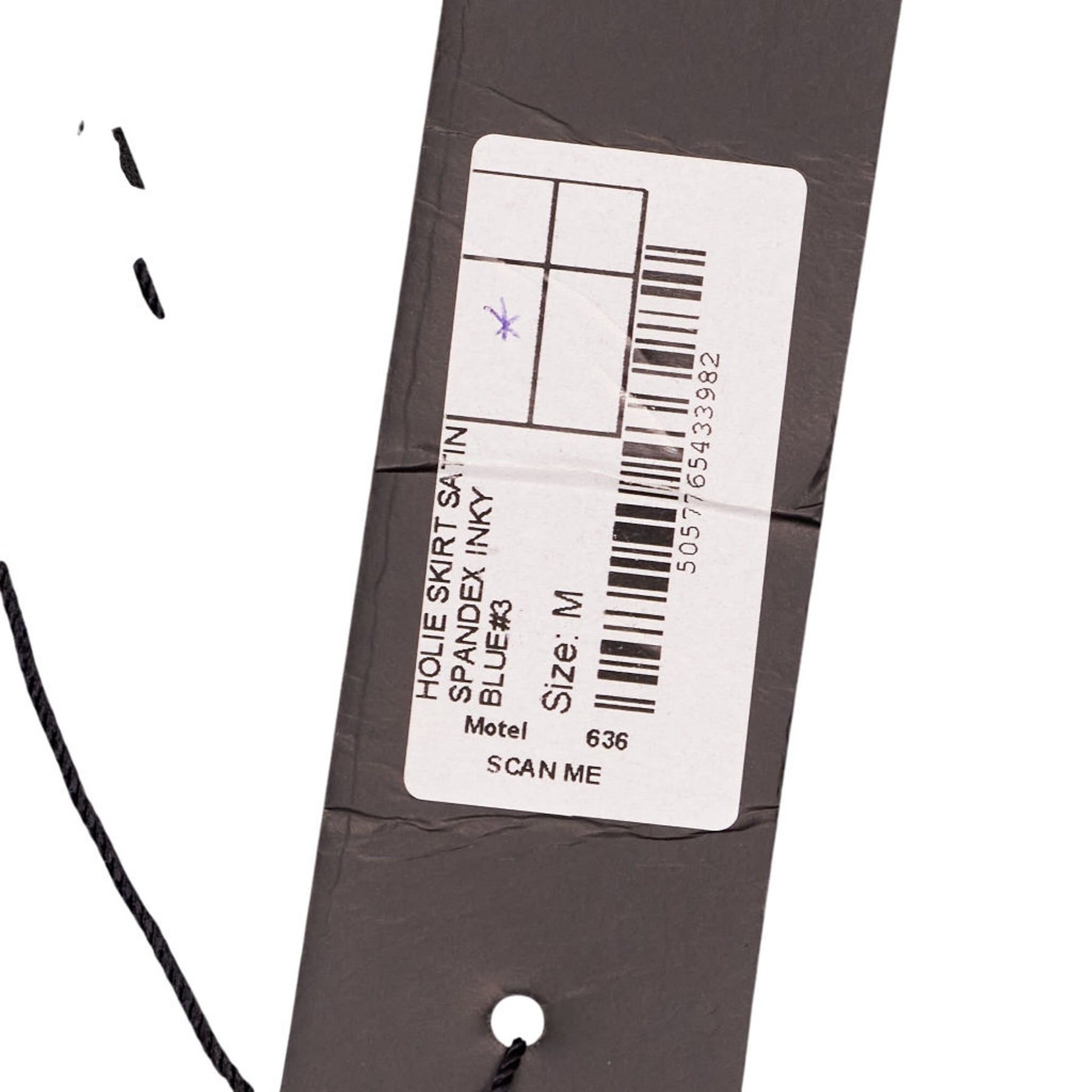 Motel Blue Satin Holie Skirt