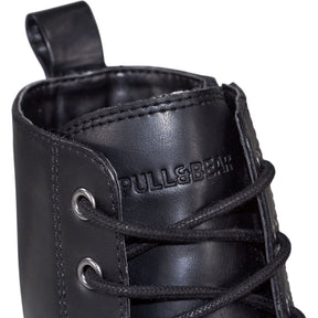 Pull&Bear Black Leather Boots