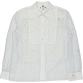 Tommy Hilfiger White Lace Panel Shirt