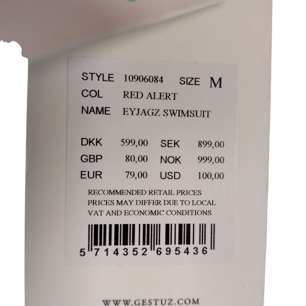 Gestuz Red Eyjagz Swimsuit