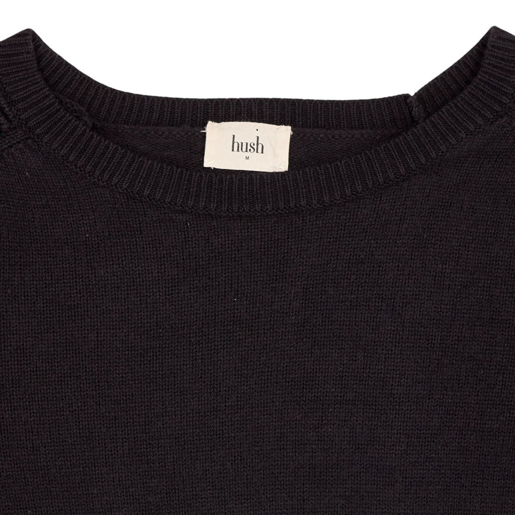Hush Black Knit Jumper