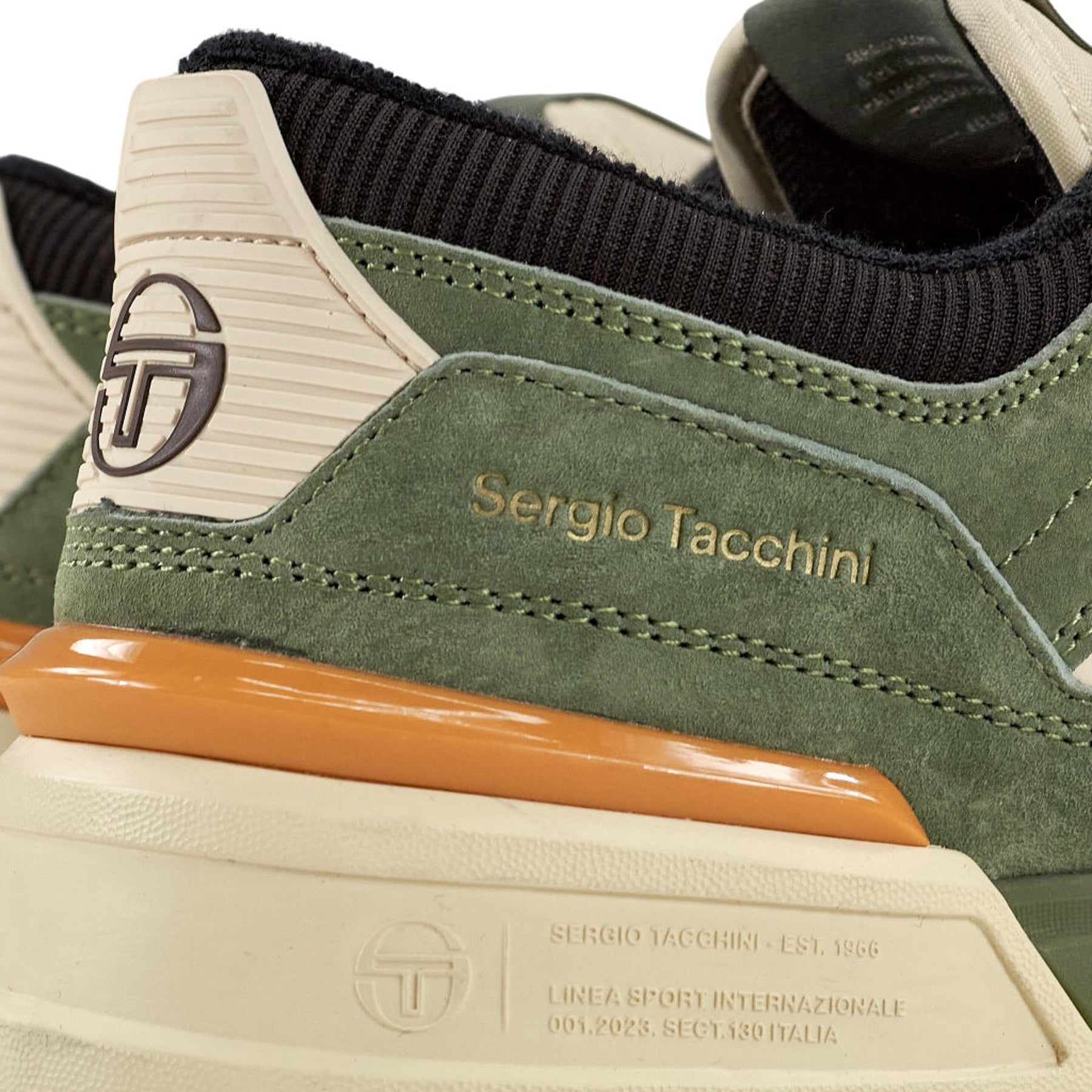 Sergio Tacchini Green Suede Trainer