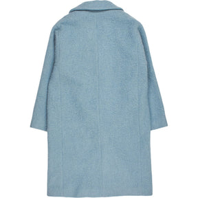 Hush Blue Wool Blend Coat