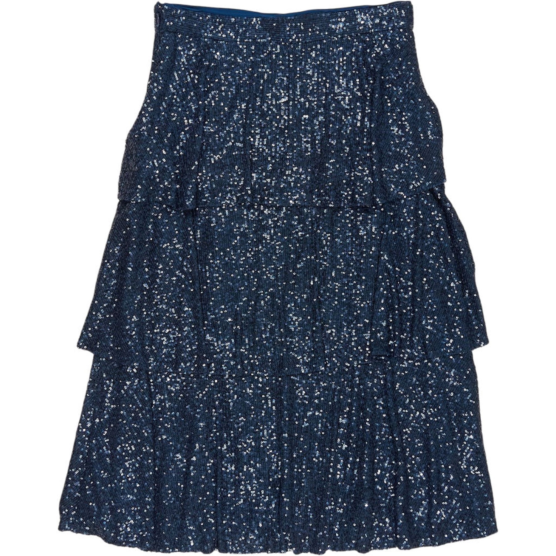 WYSE  Teal Solange Sequin Skirt 3R/UK 12