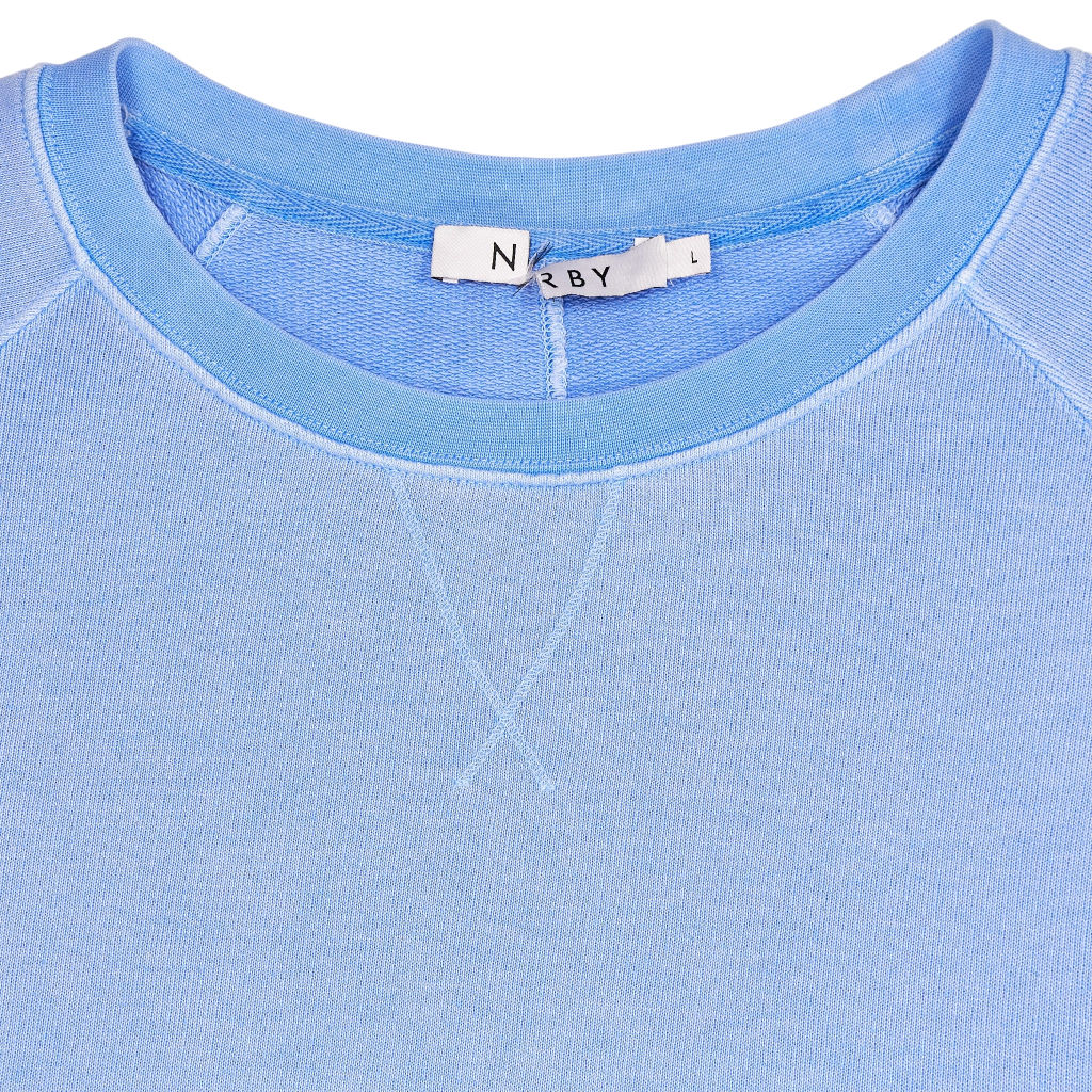 NRBY Blue Raglan Shoulder Sweatshirt