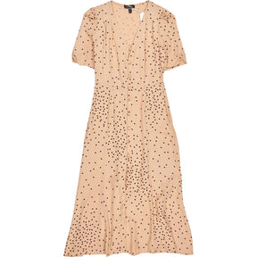 Baukjen Peach Polka Dot Casey Dress