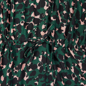 Baukjen Green Patterned Midi Dress