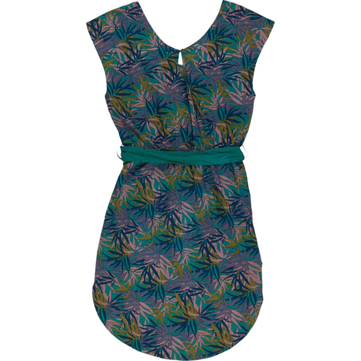 Stussy Blue Green Keyhole Dress