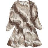 River Island Cream Print Dress