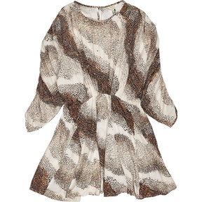 River Island Cream Print Dress