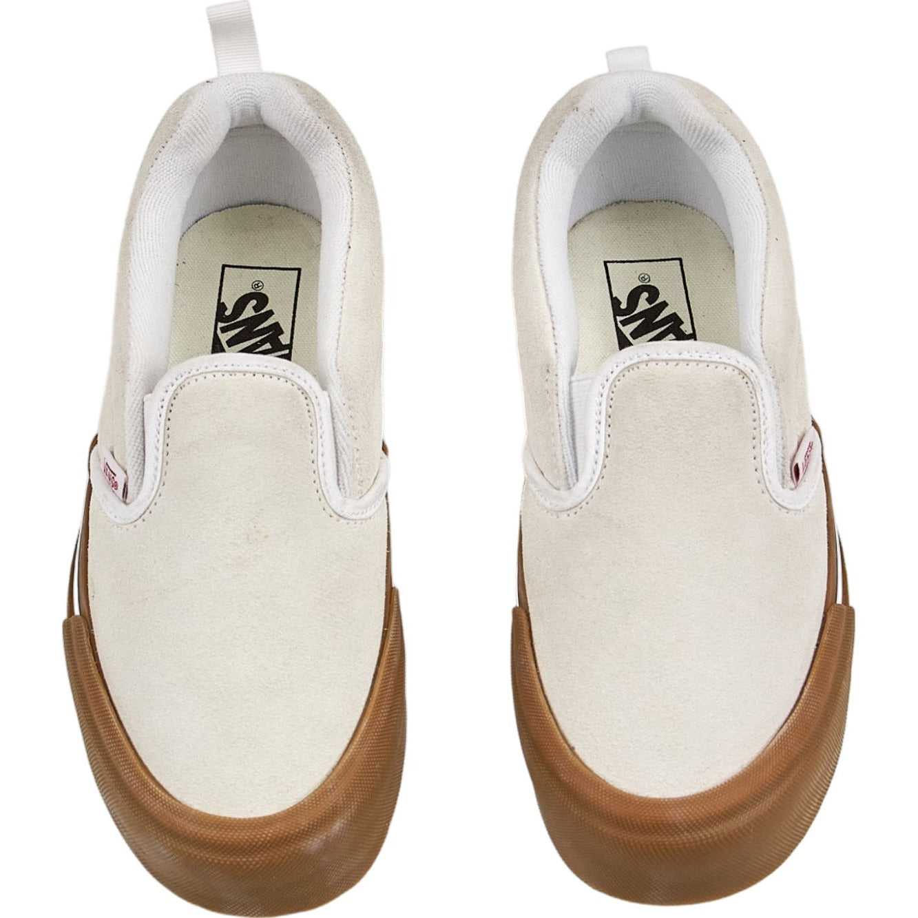 Vans White Knu Slip Shoes