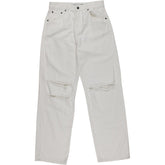 Motel White Distressed Jeans