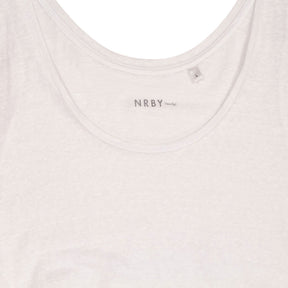 NRBY White Linen Tank Top
