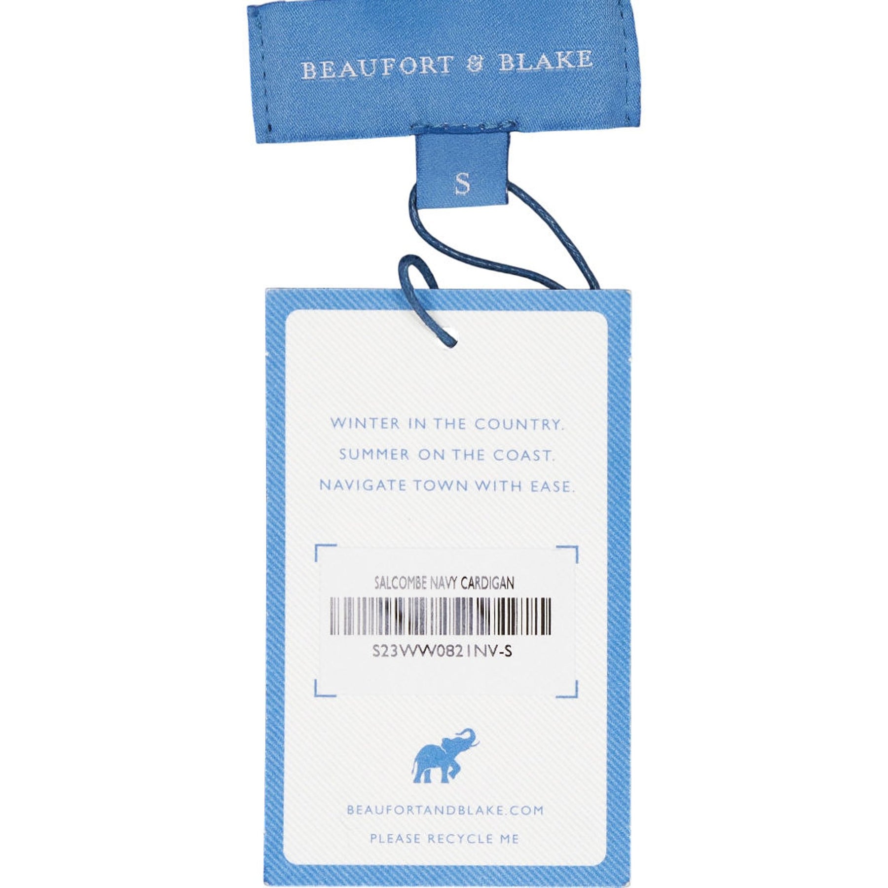 Beaufort & Blake Navy Salcombe Cardigan
