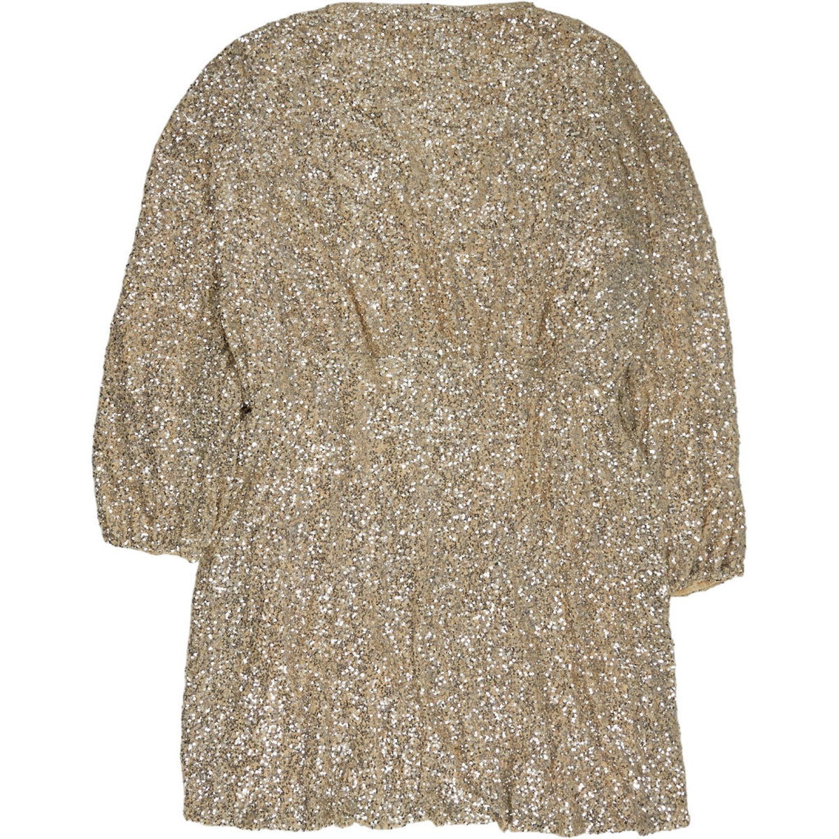 Never Fully Dressed Silver Sequin Mini Dress