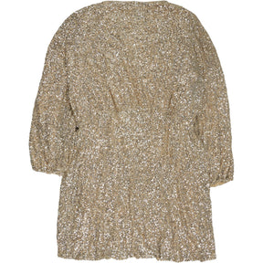 Never Fully Dressed Silver Sequin Mini Dress
