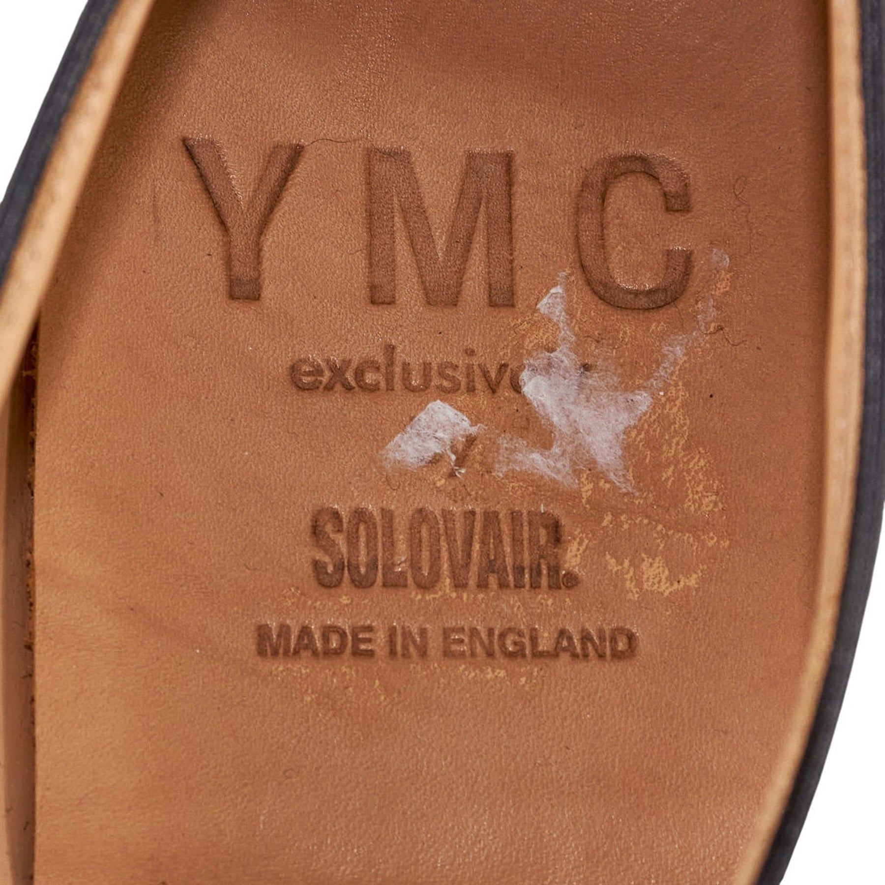 YMC Black Solovair Crepe Sole Derby Shoes