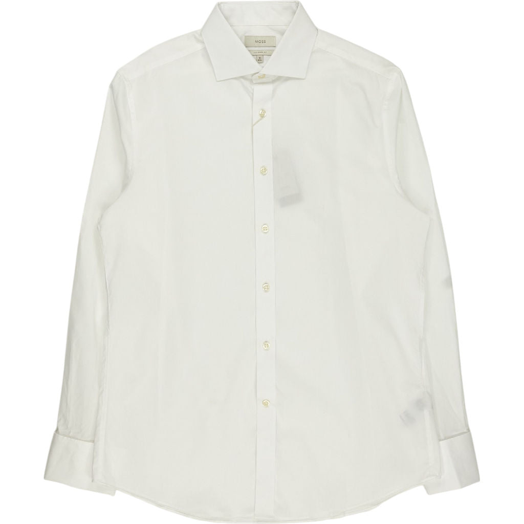 Moss White Tailored Fit Shirt