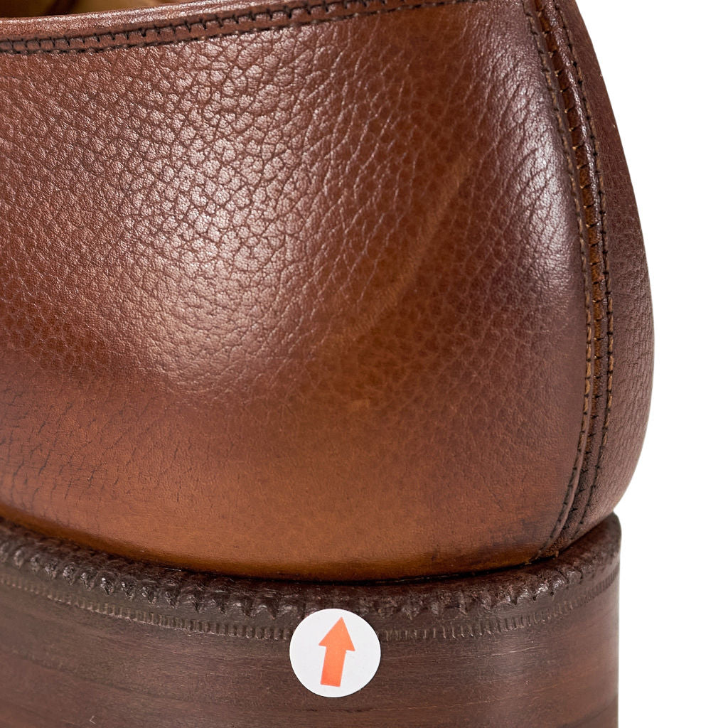 Crockett & Jones Brown Leather Oxford Shoes