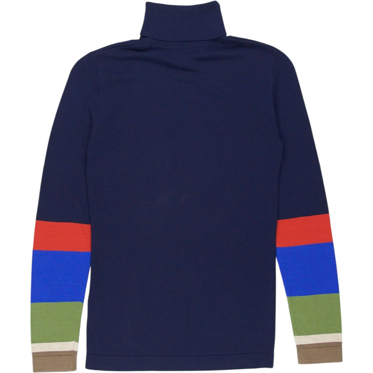 El Ganso Navy Multicolour Turtleneck Sweater