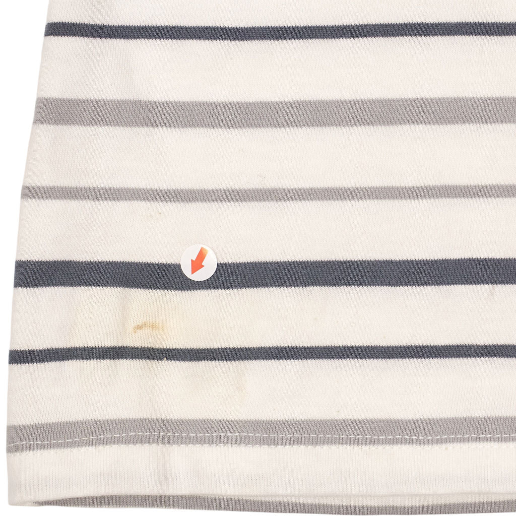 Seasalt Cornwall White Stripe Sailor Shirt