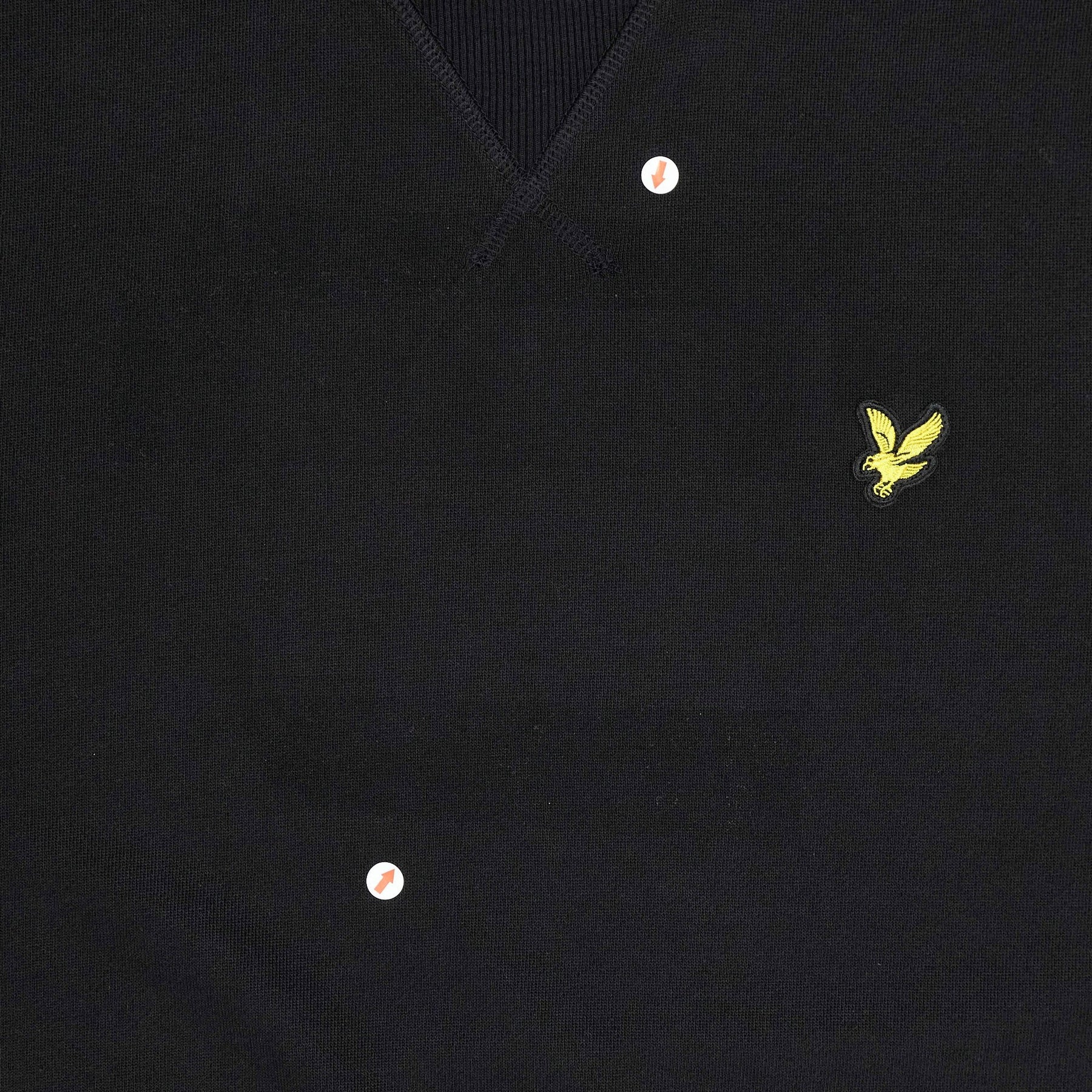 Lyle & Scott Black Crew Neck Sweatshirt