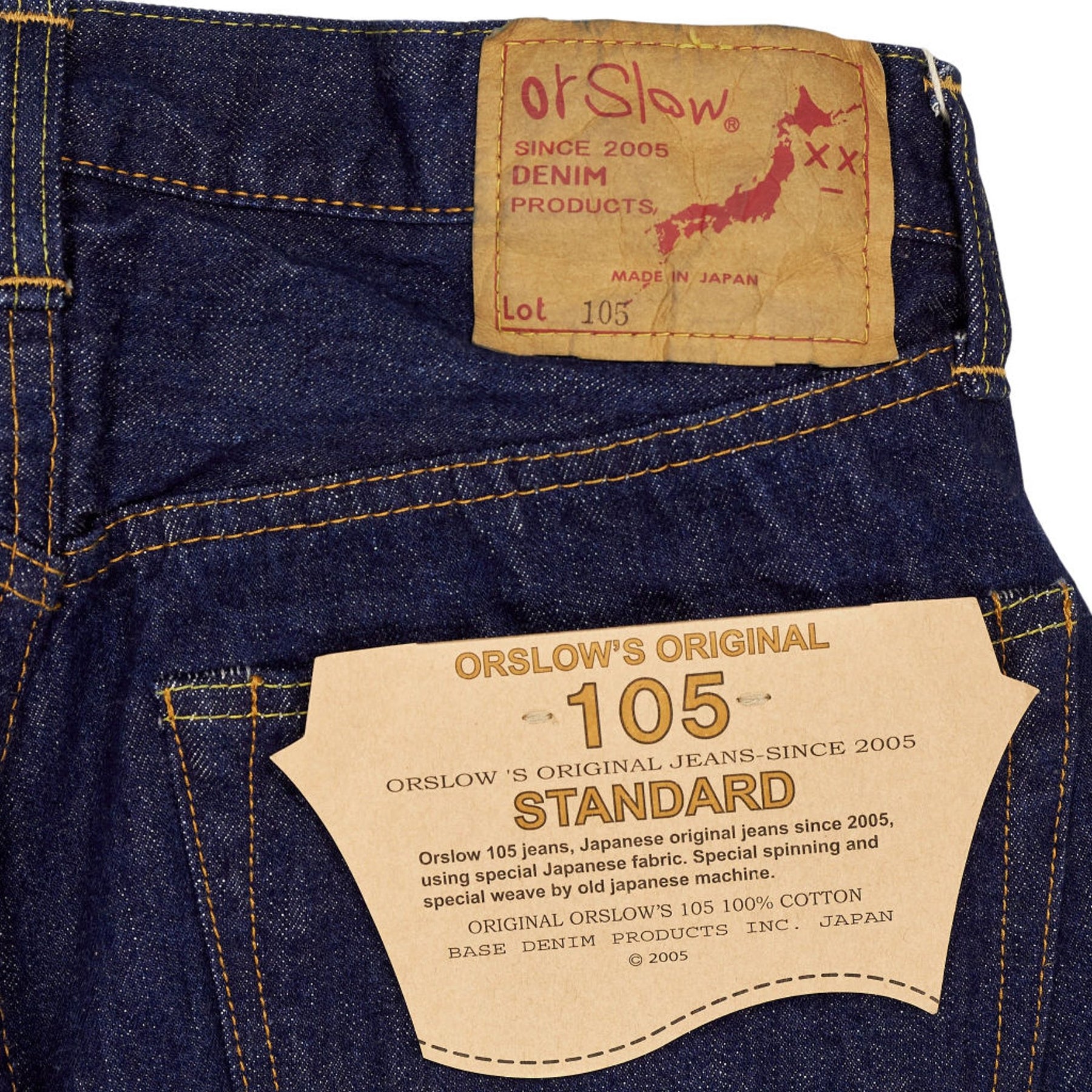 orSlow Indigo 105 Standard Jeans
